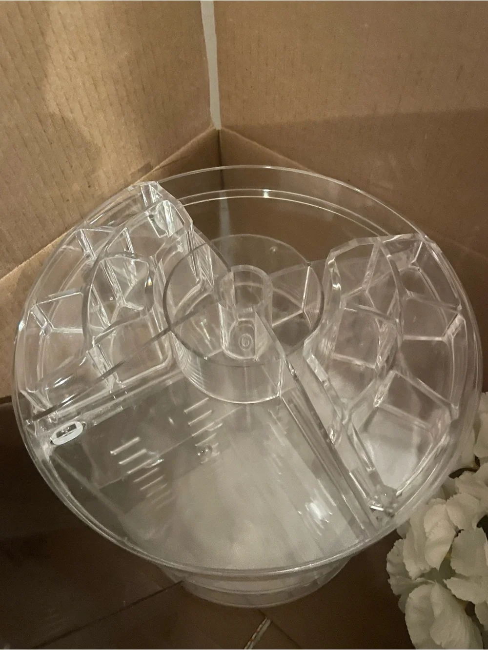 Clear 360° Rotating Makeup and Cosmetic Organizer - Clear